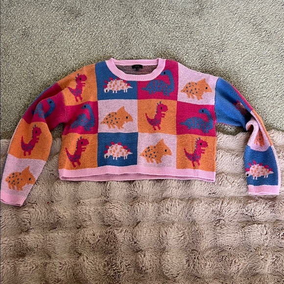 Debut Multicolor Dinosaur Sweater - Picture 1 of 5